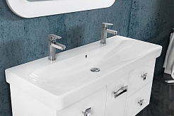 Водолей Мебель для ванной "Астрид 120" белая, 5 ящиков – фотография-3
